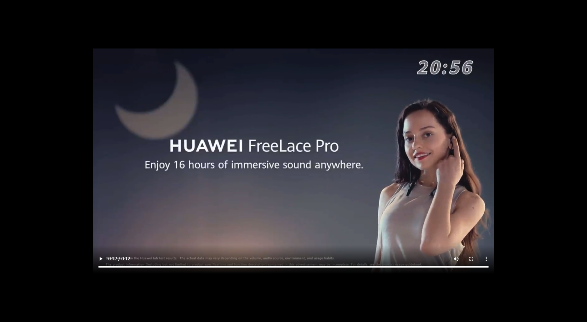 华为耳机产品视频拍摄